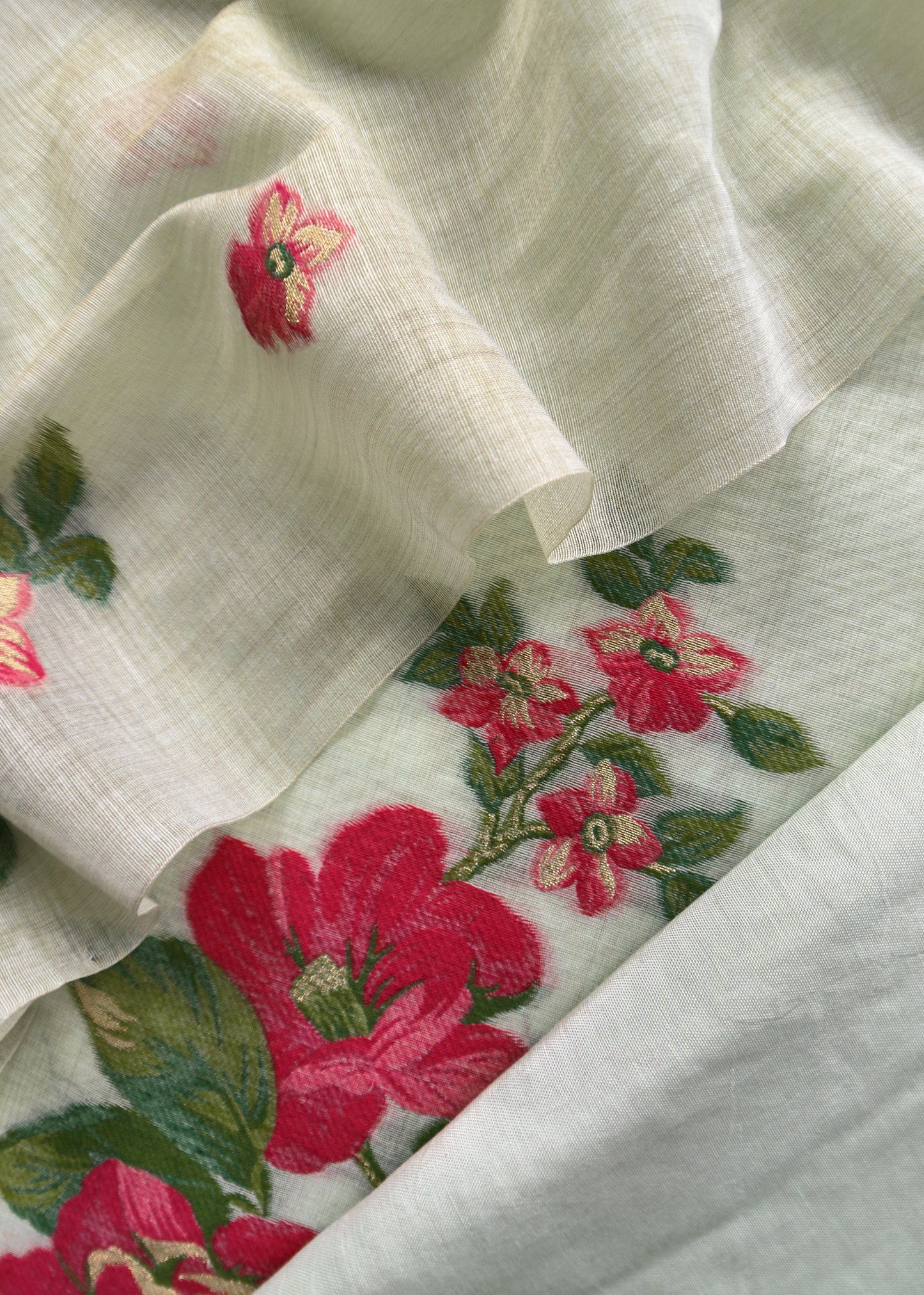 Office wear linen chanderi suit set