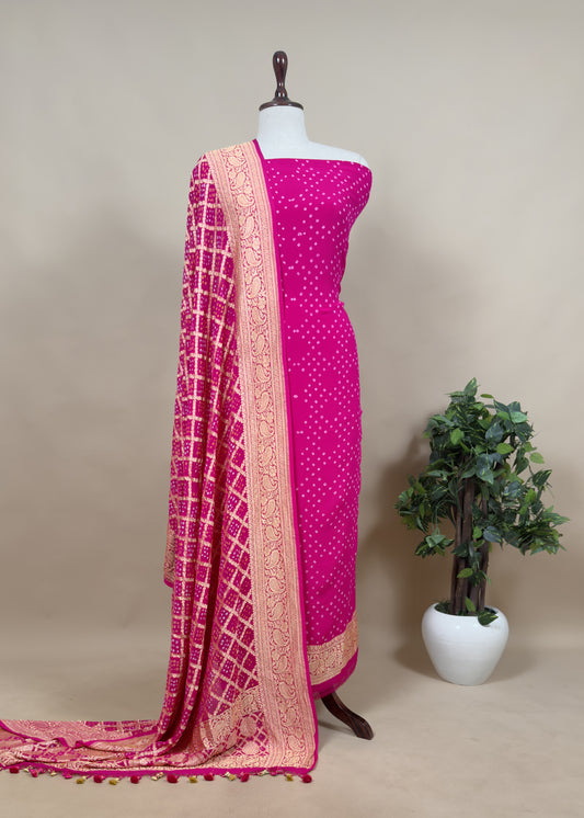Wedding wear georgette suit set