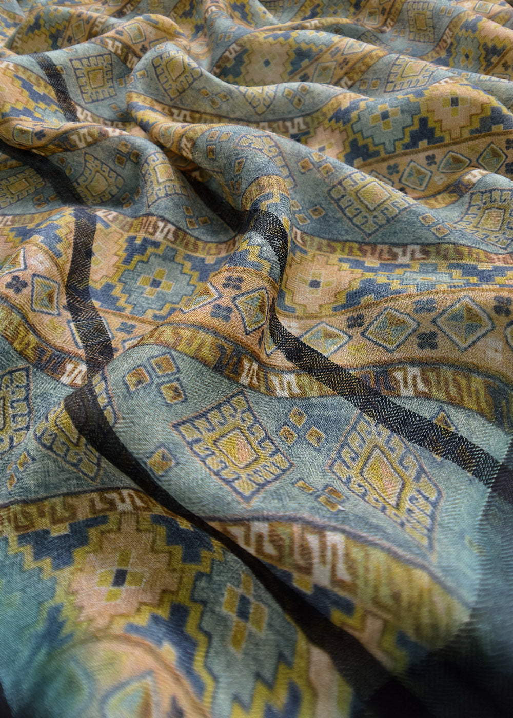 Full-length view of the kurta and dupatta ensemble.