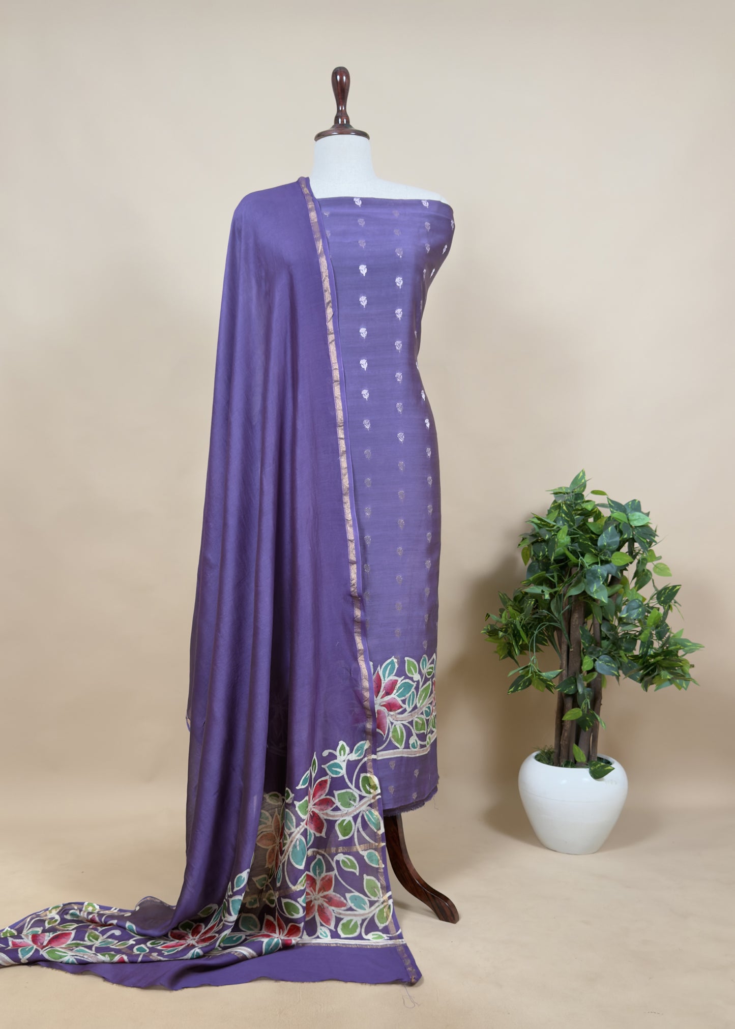 Pure maheshwari suit for women