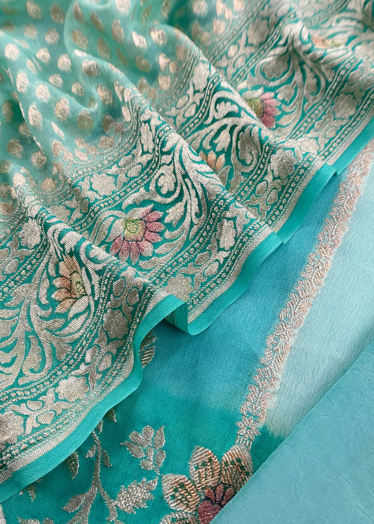 Georgette khaddi suit online at best price