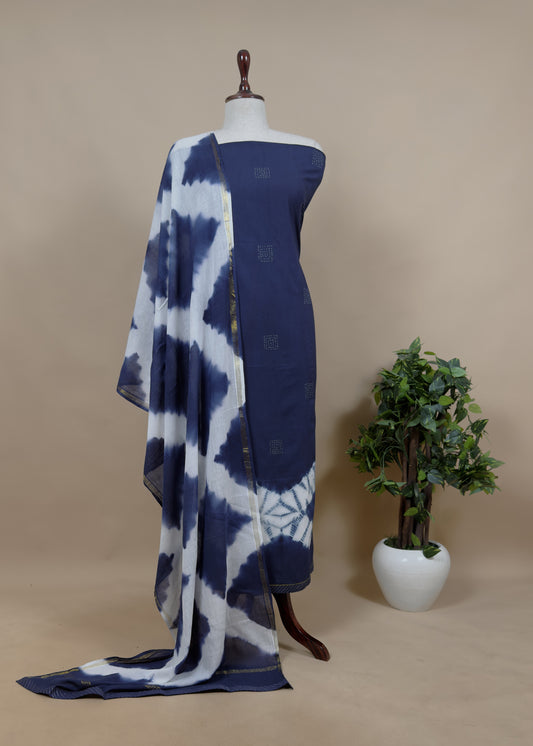 unstitched pure cotton suits for women