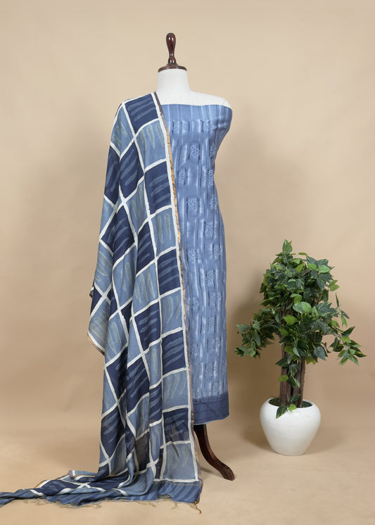 Summer wear Suit Pure Chanderi Fabric