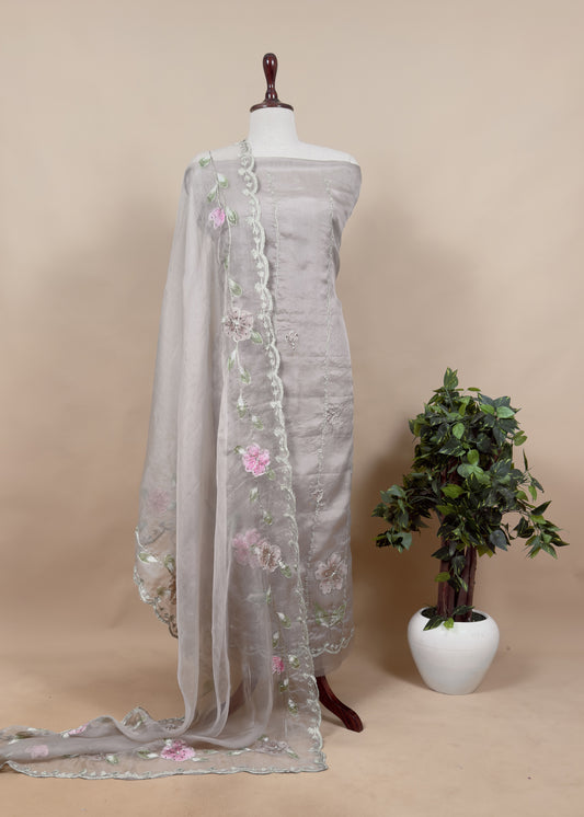 wedding wear organza suit set