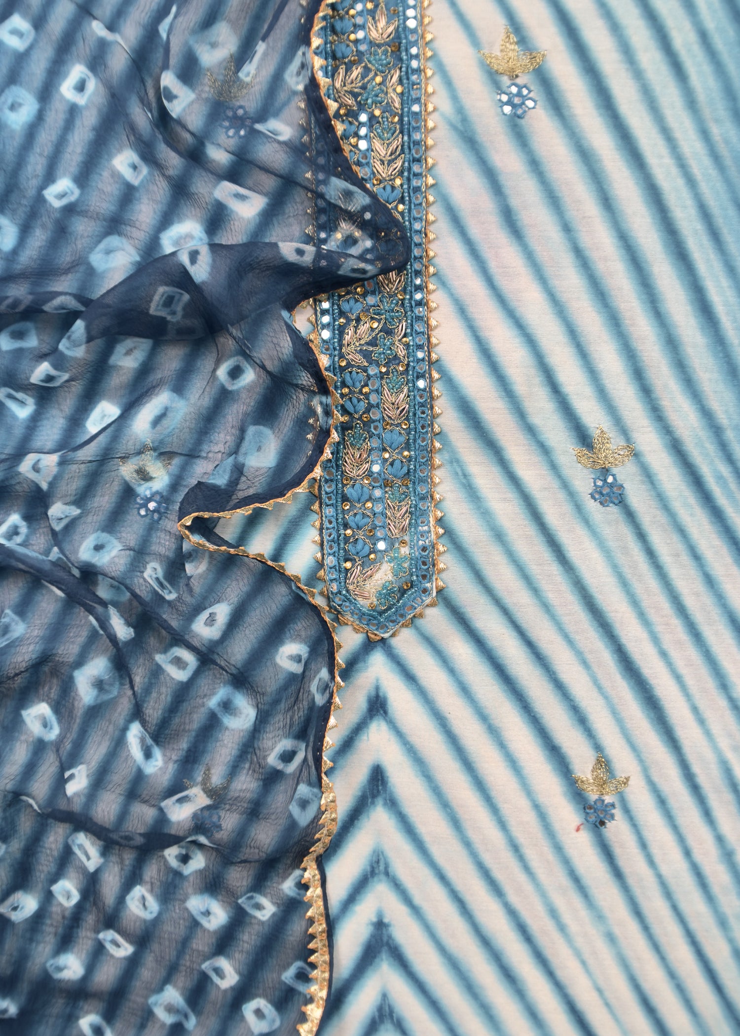 Office wear chanderi suit for online