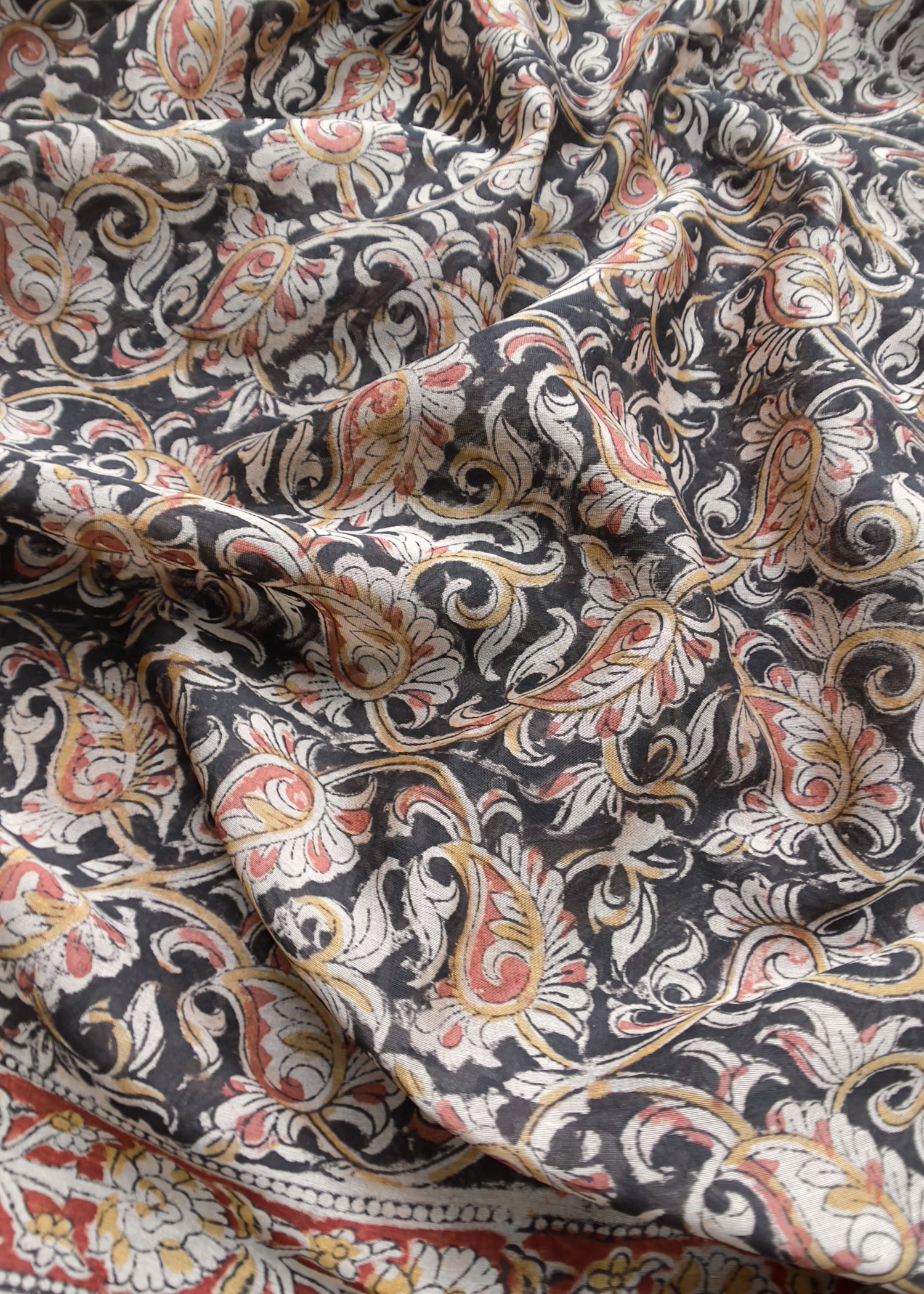 Buy Ajrakh Chanderi Suits Fabric Online