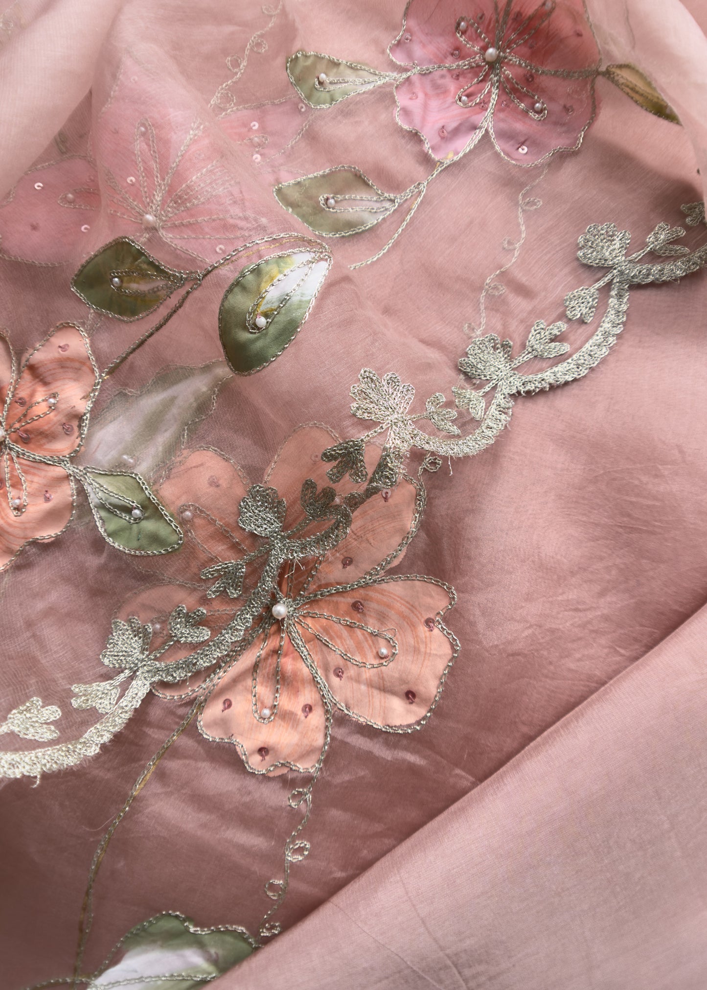 Organza Silk Suit For Bridal Trousseau