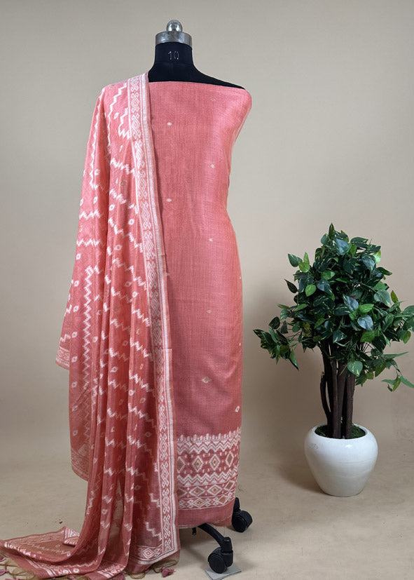 jamdani weaved suit for gifting mom