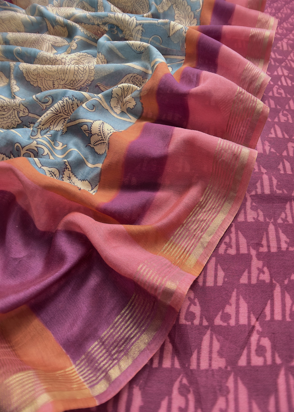 Maheshwari Suit With Block Print suit