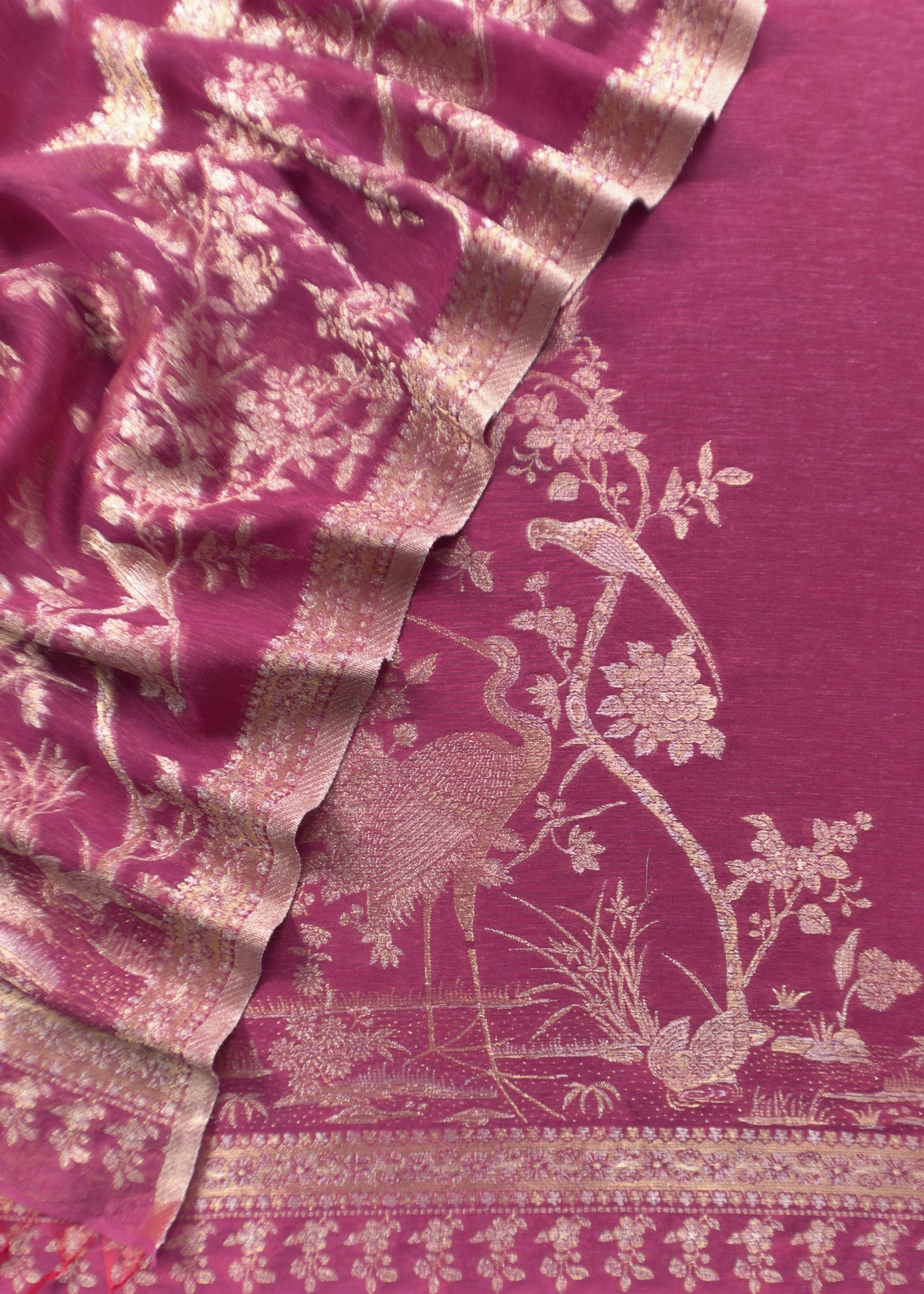 kani silk unstitched suit with dupatta