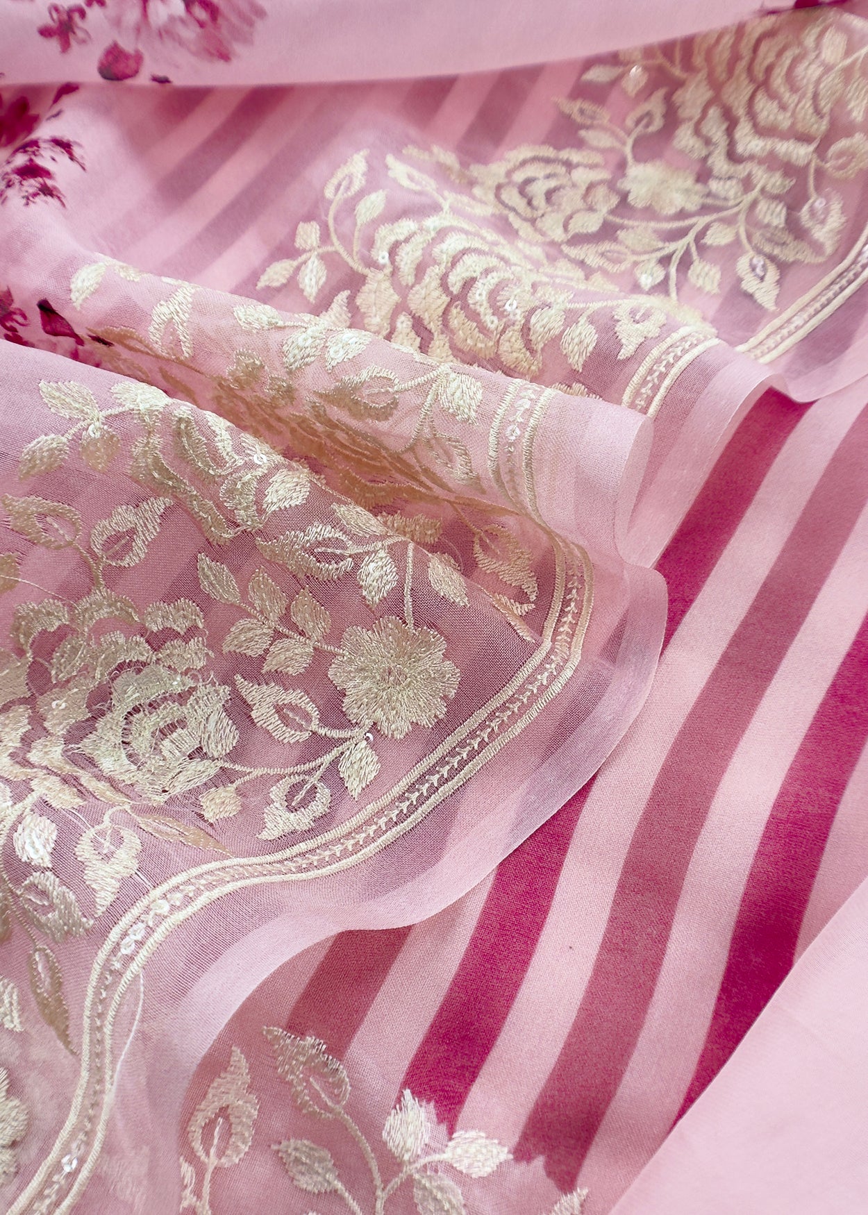 Festive celebration kora silk suit at the best price