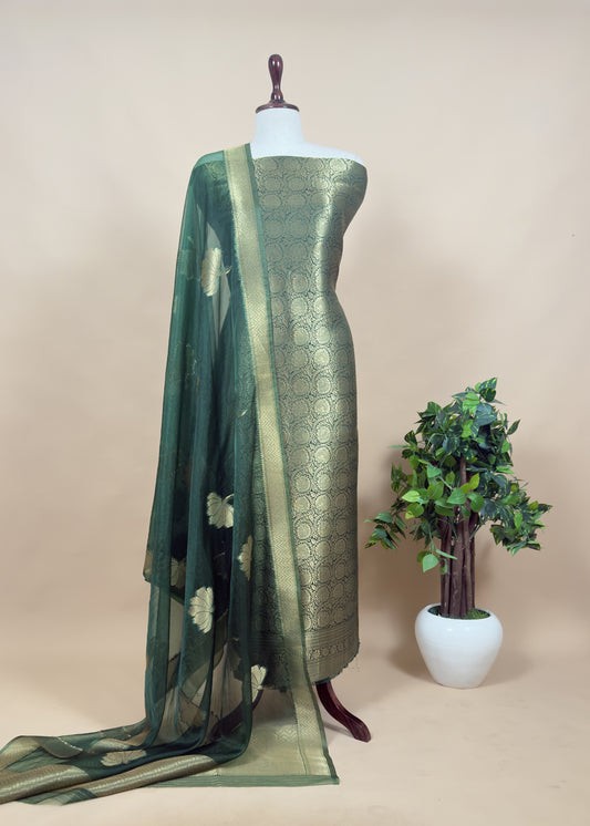 Wedding wear brocade suit