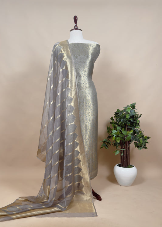 Wedding wear brocade suit
