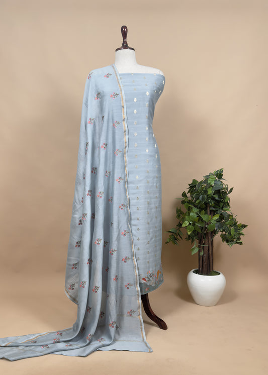 Traditional indian wedding wear chanderi suit