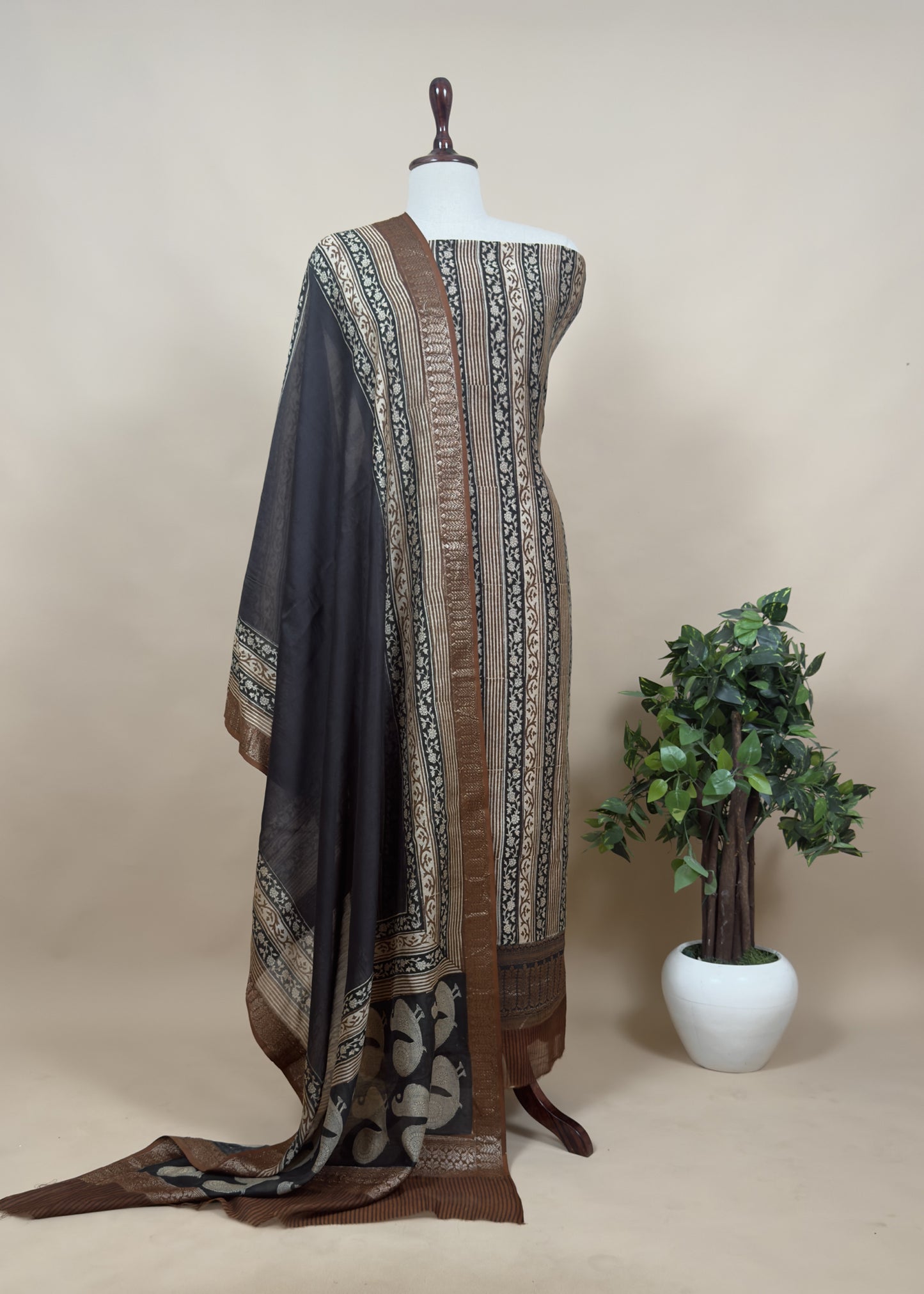 Summer wear maheshwari suit with dupatta