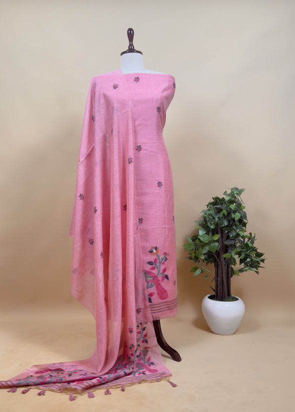 jamdani weaved suit for gifting mom
daily wear jamdani suit for women