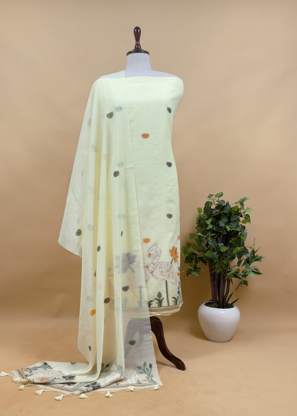 Comfort wear jamdani suit at the best price