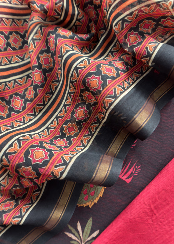 Maheshwari silk suit gifting for women