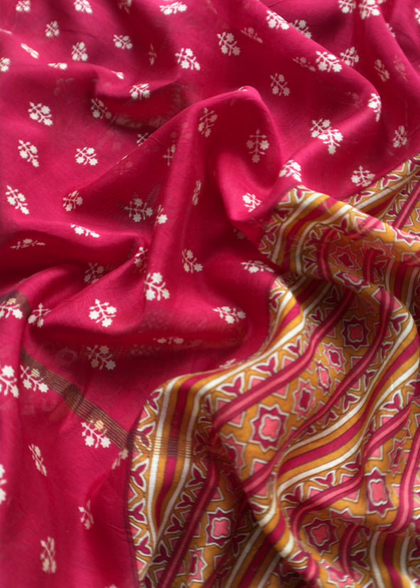 Maheshwari unstitched suit set at the best price