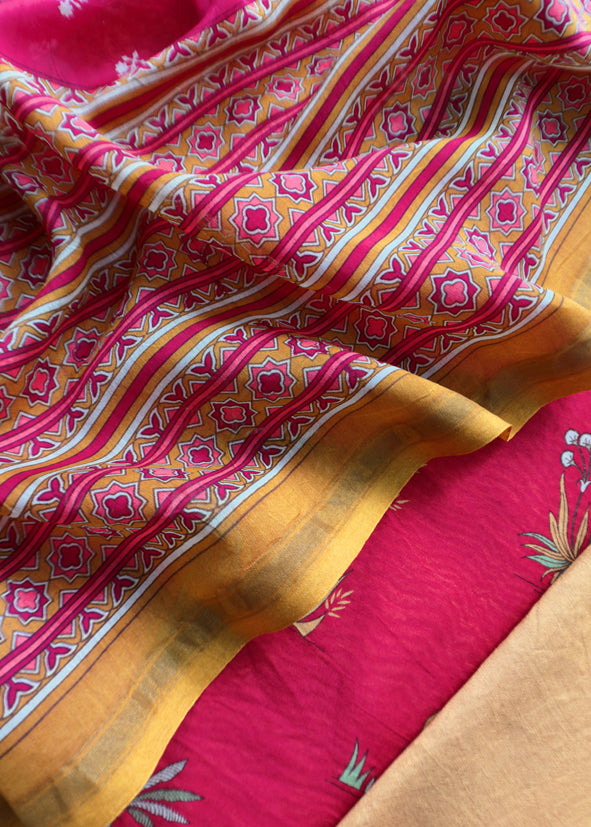 Summer wear maheshwari suit with dupatta