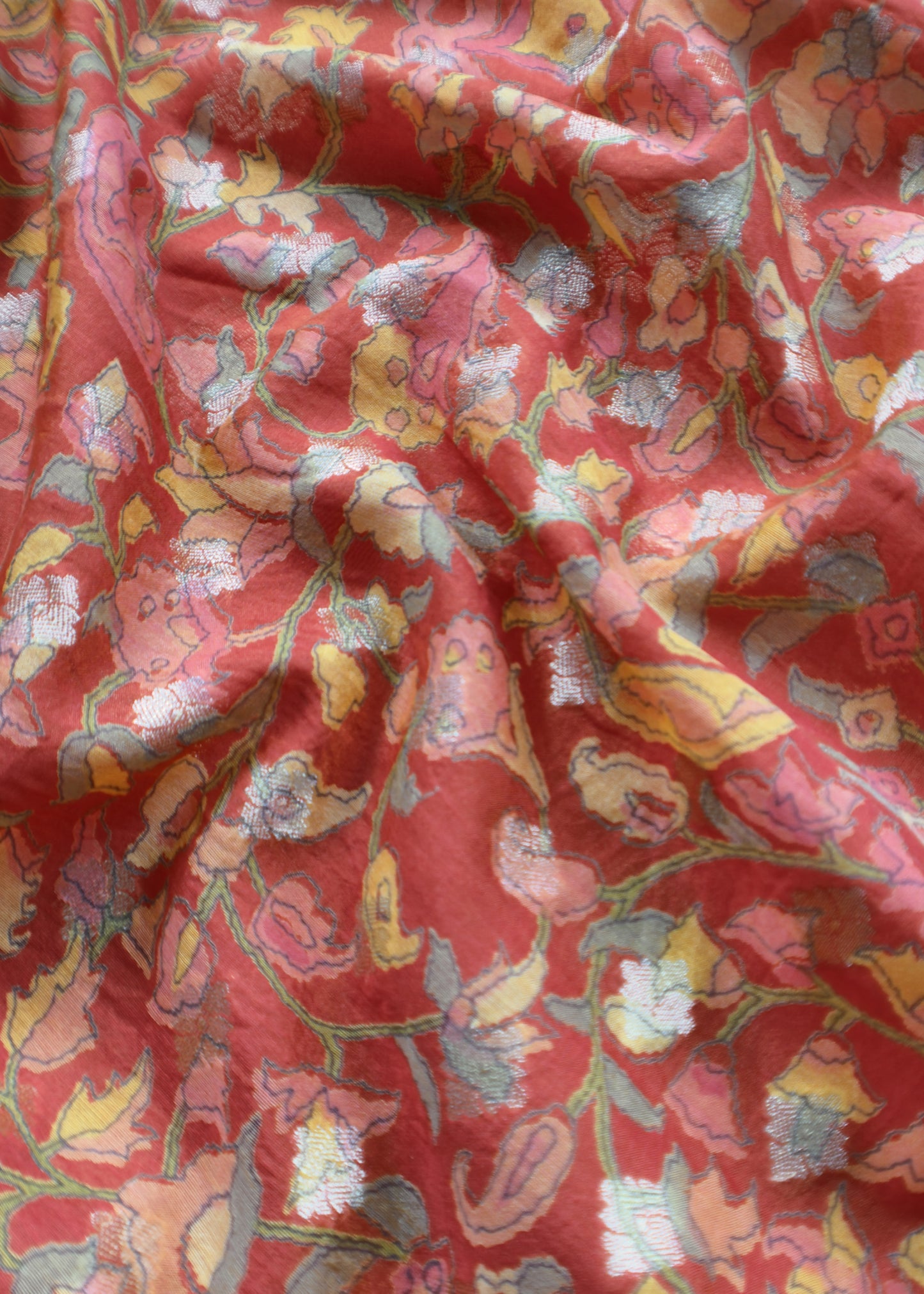 Banarasi Suit With Kalamkari Dupatta