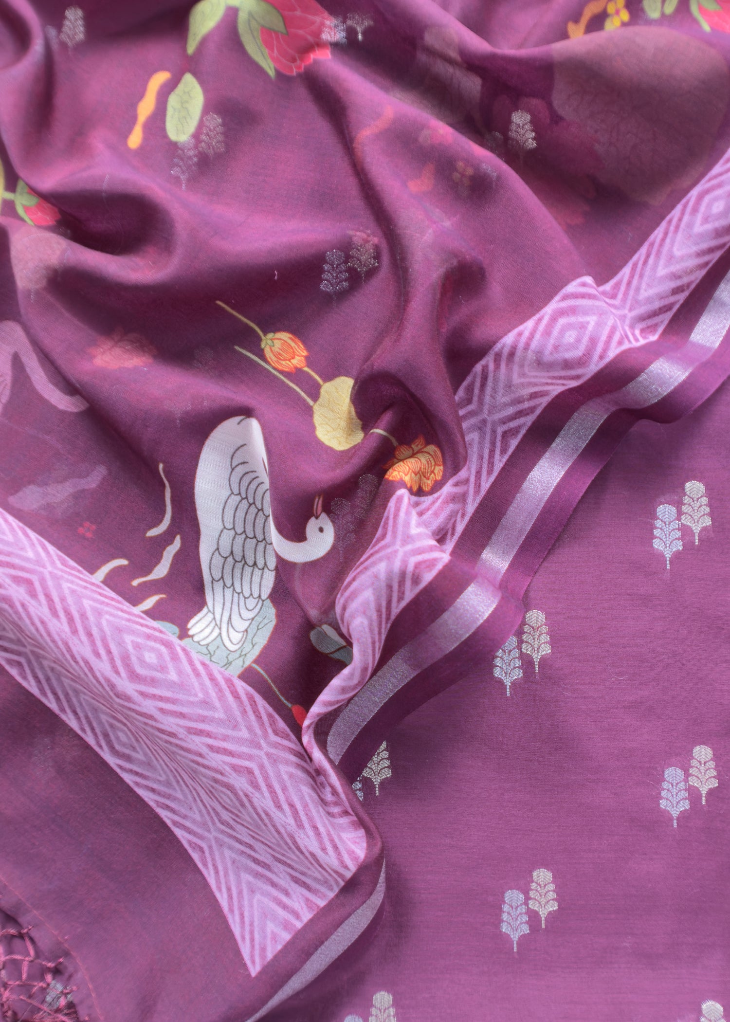 Wedding Wear Banarasi Suit In Silk