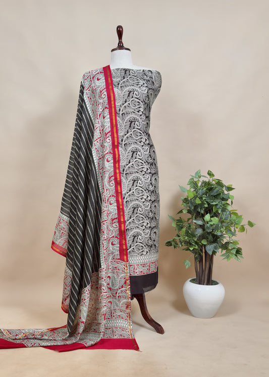Summer wear maheshwari suit with dupatta