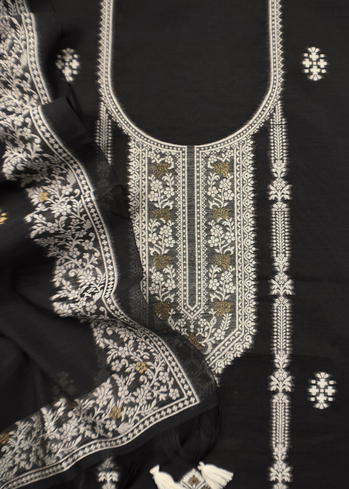 latest design jamdani suit