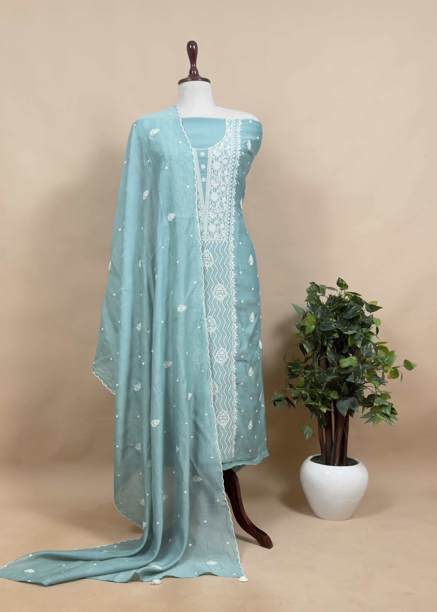 mul cotton suit with dupatta