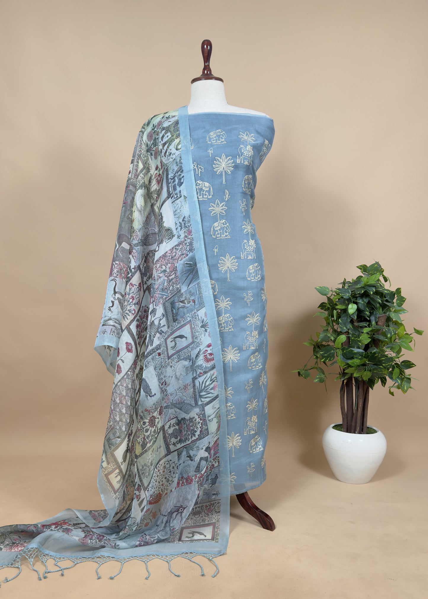 Buy organza suit online in india