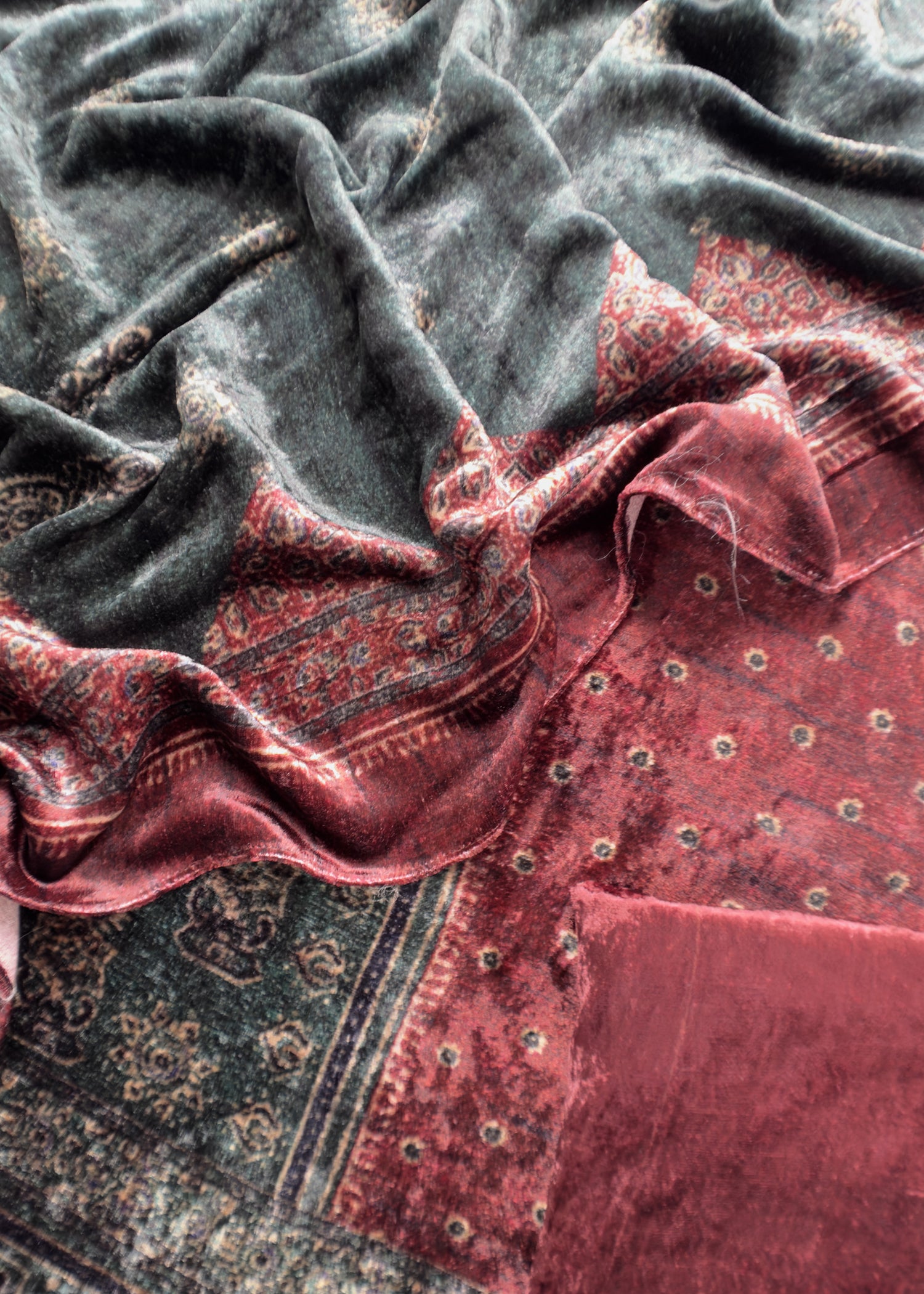 Ajrakh suit online in india