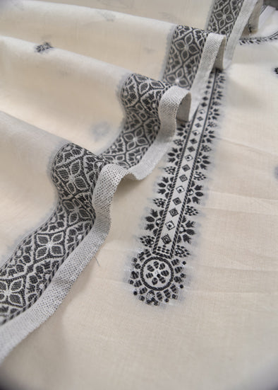 unstitched pure cotton suit for women