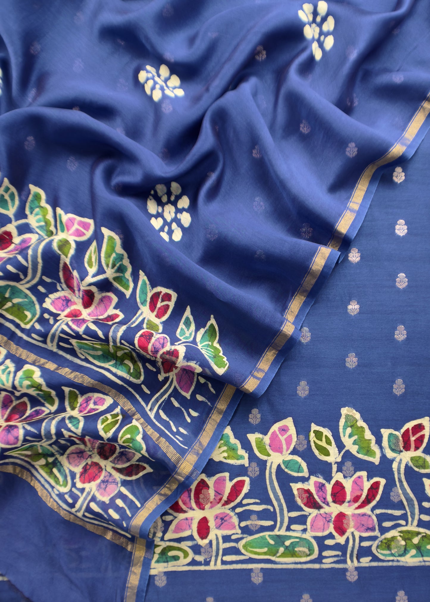 Buy unstitched maheshwari silk suit online in india