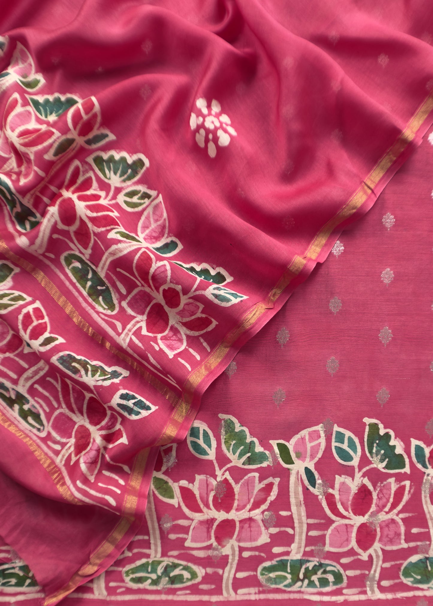 Buy unstitched maheshwari silk suit online in india