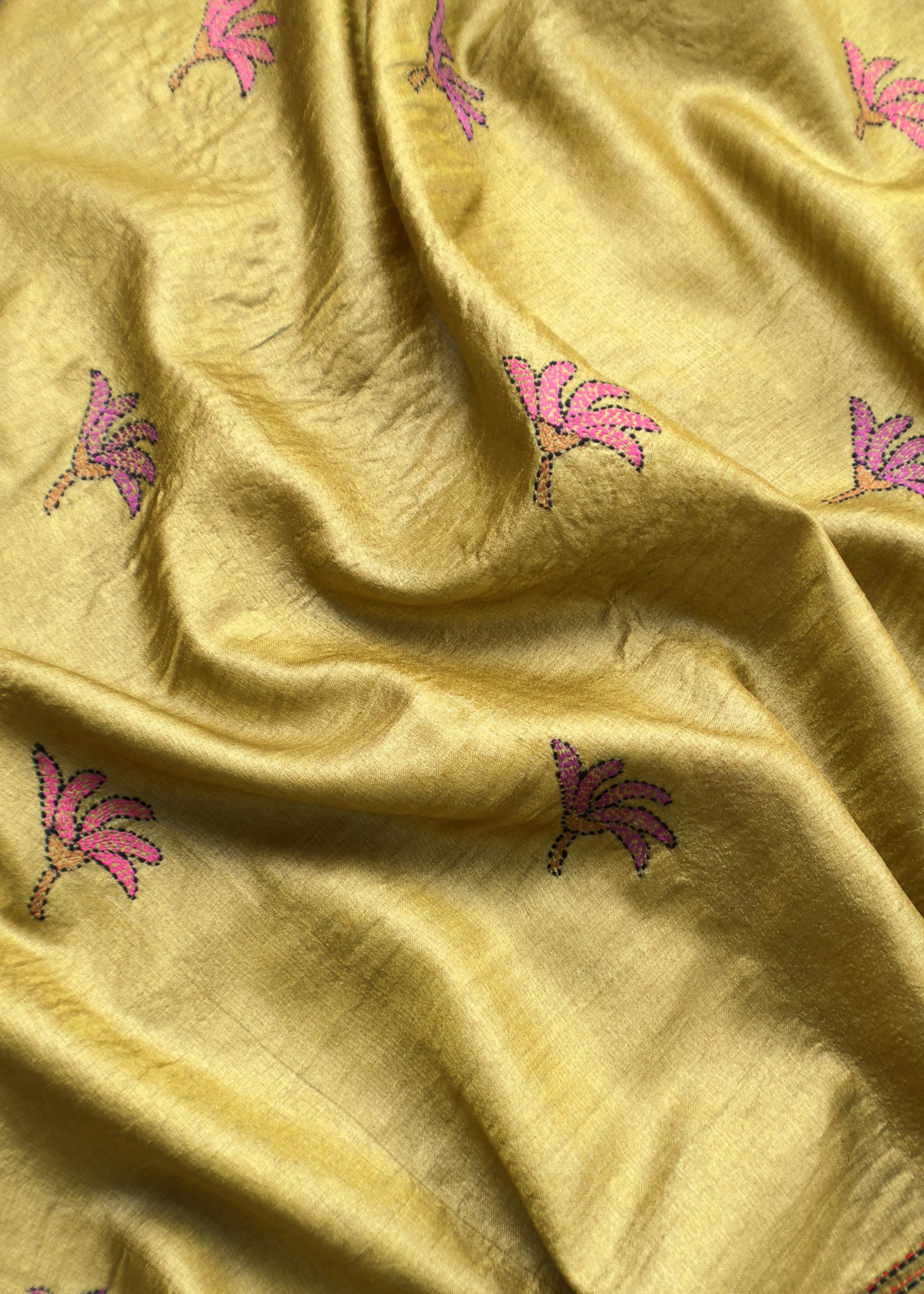 buy unstitched tussar suit set