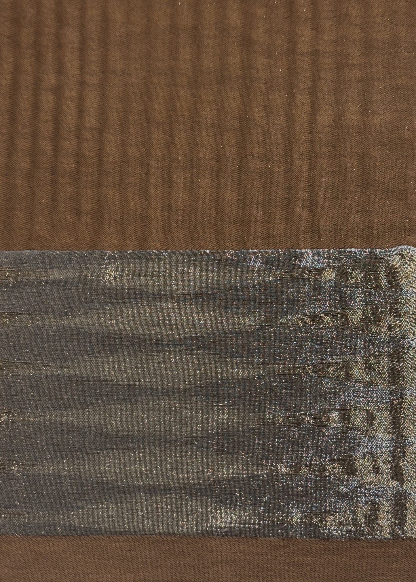 Pure wool double gold shaded stole