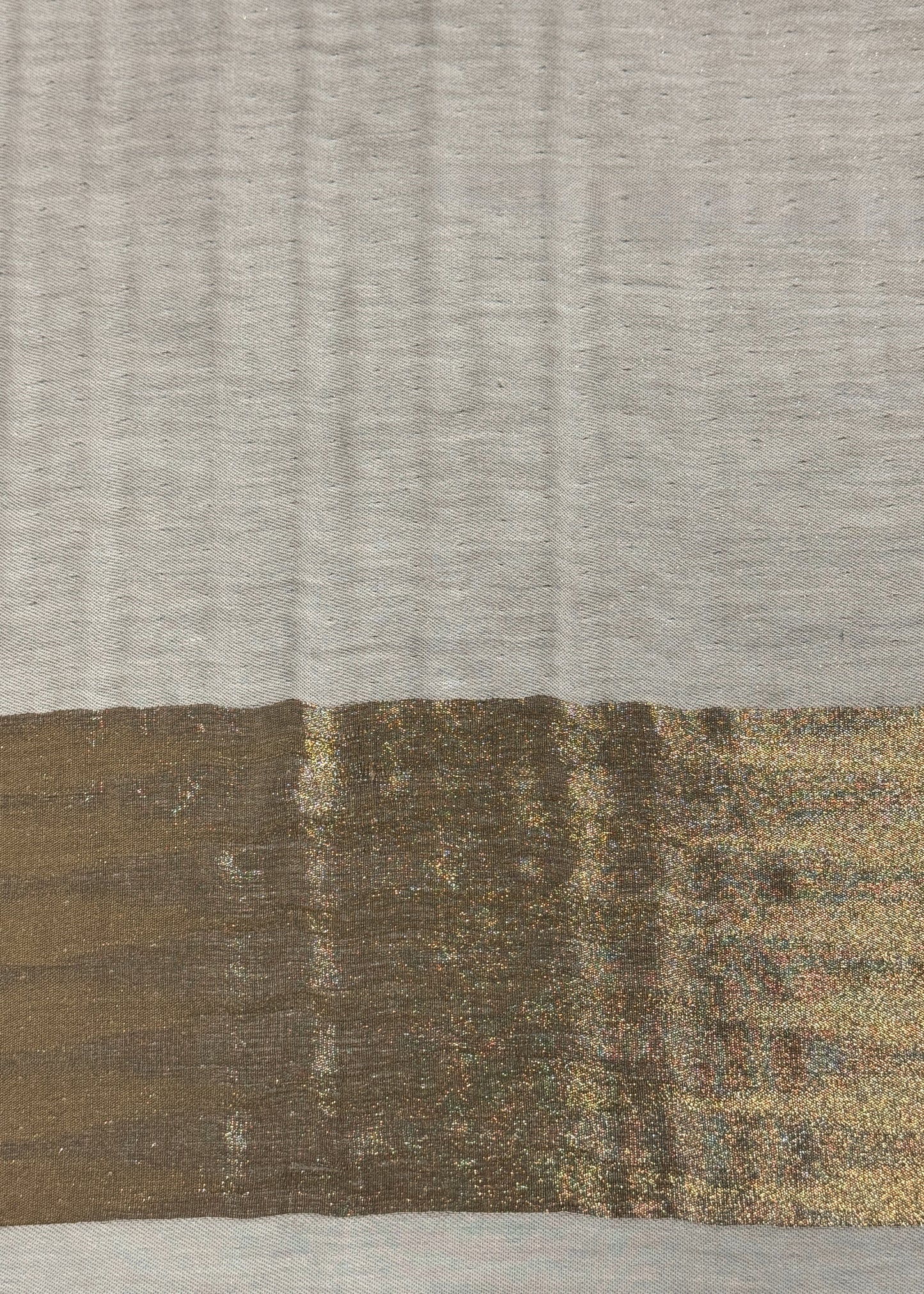 Pure wool double gold shaded stole