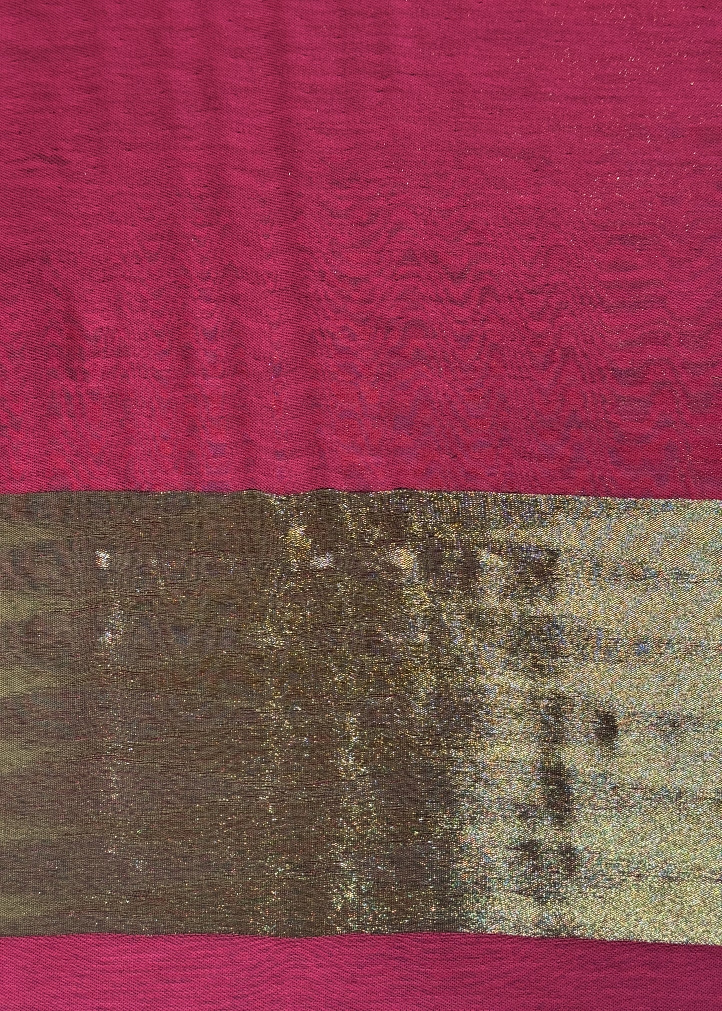 Pure wool double gold shaded stole