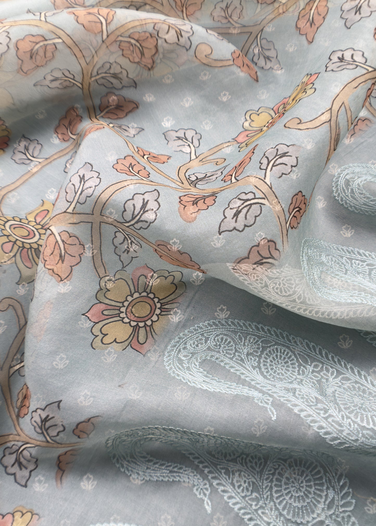 Buy organza unstitched suit