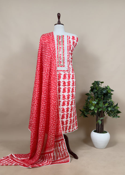 summer wear cotton suit