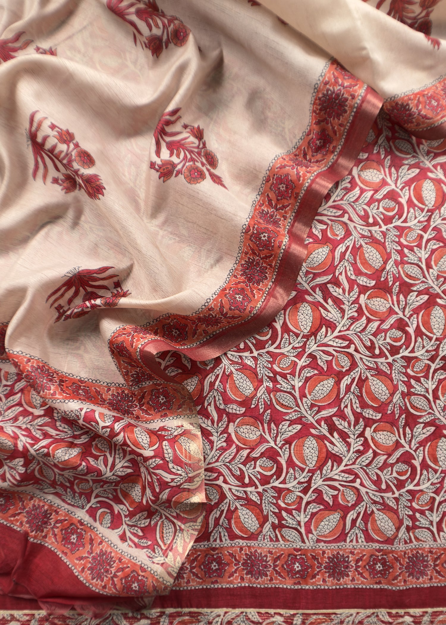 chanderi suit with dupatta