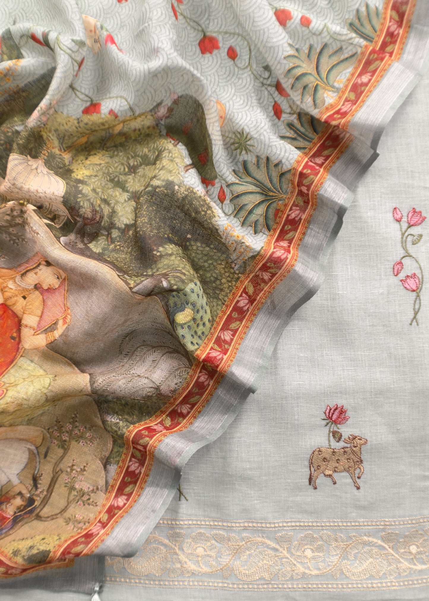 handloom linen suit at the best price