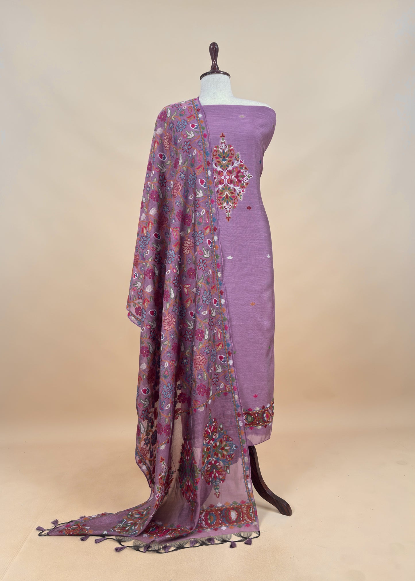 Summer wear Suit Pure Chanderi Fabric