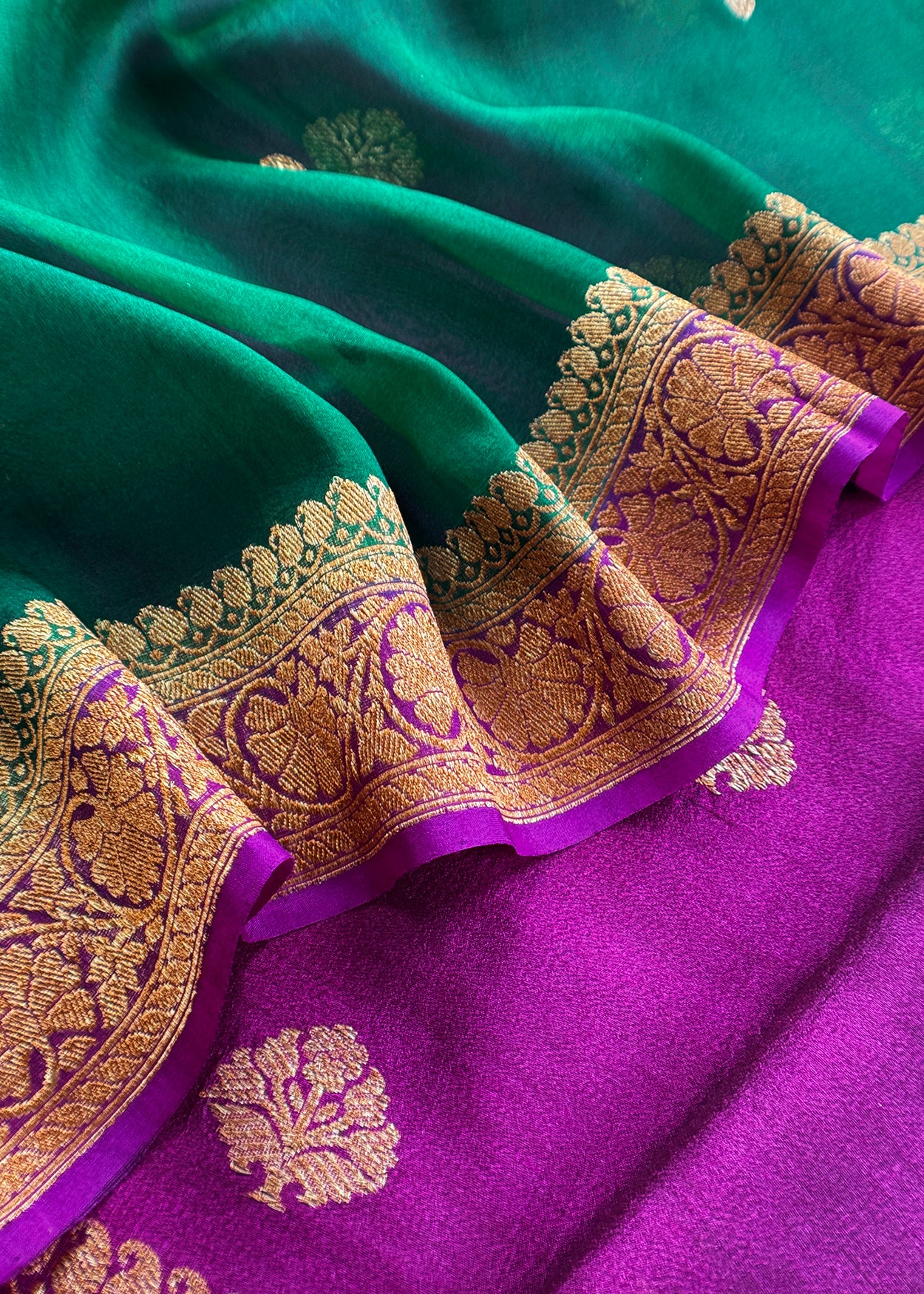 Indian ethnic wear raw silk suit with kora silk dupatta