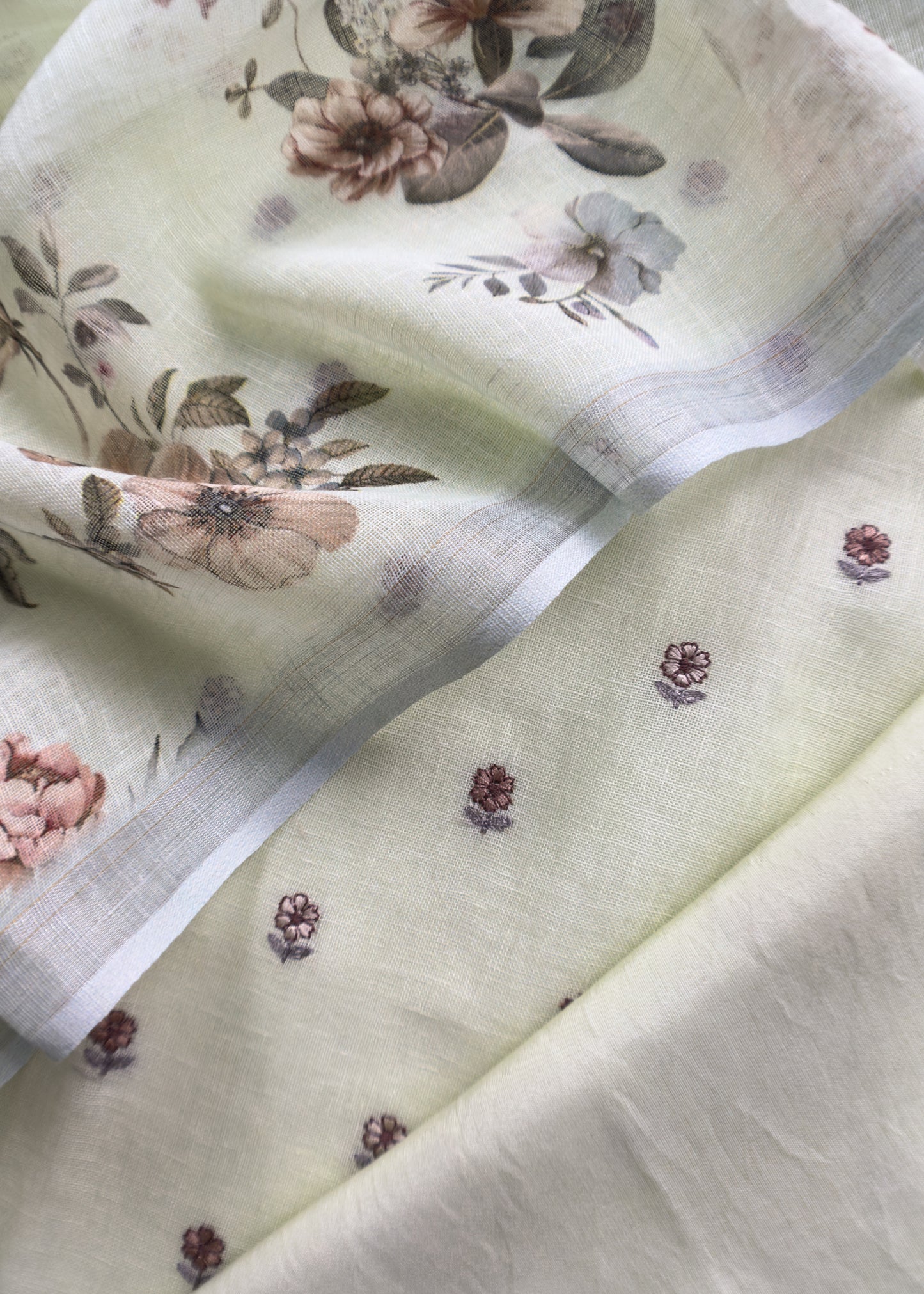 handloom linen suit at the best price