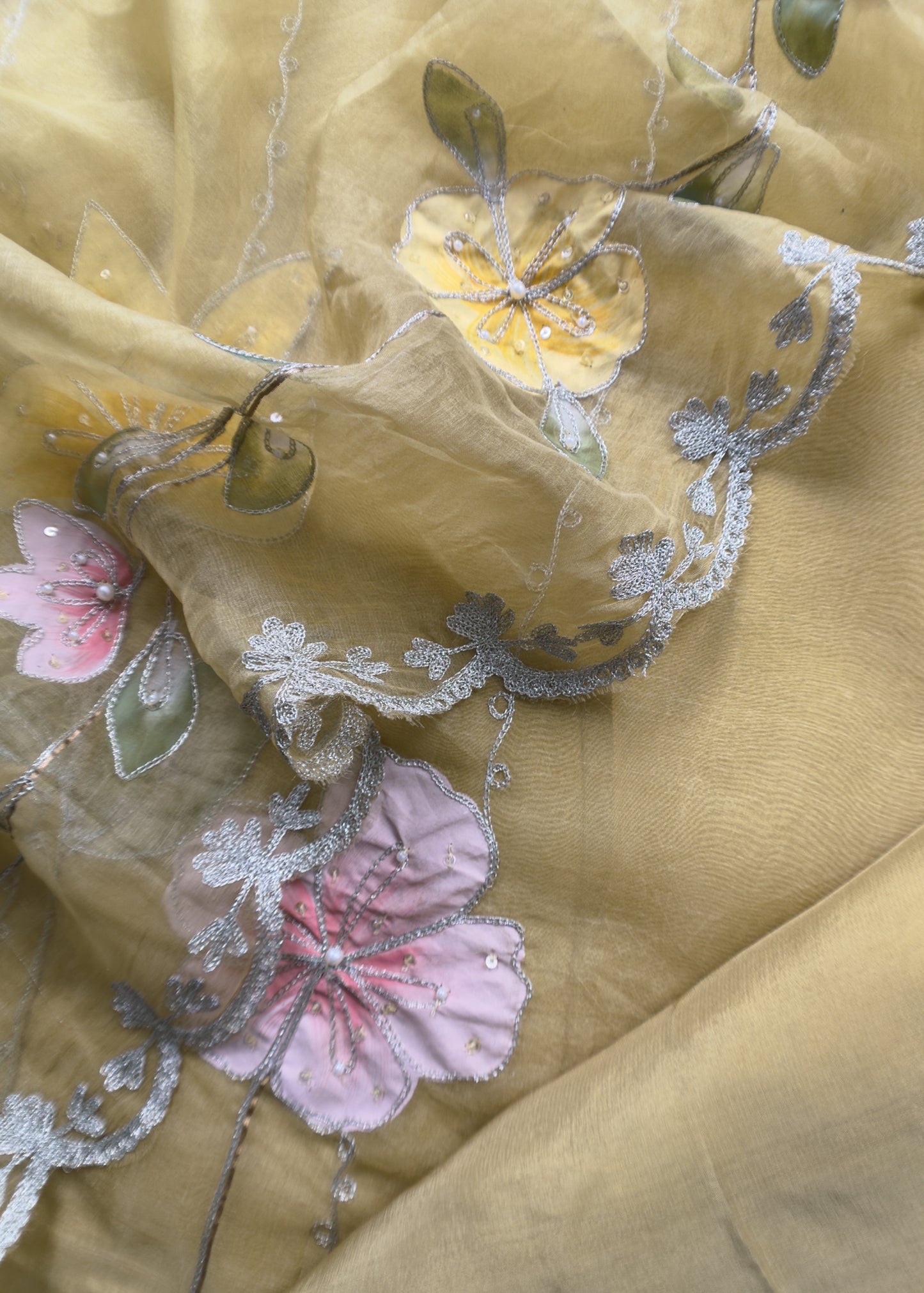 Organza Silk Suit For Bridal Trousseau