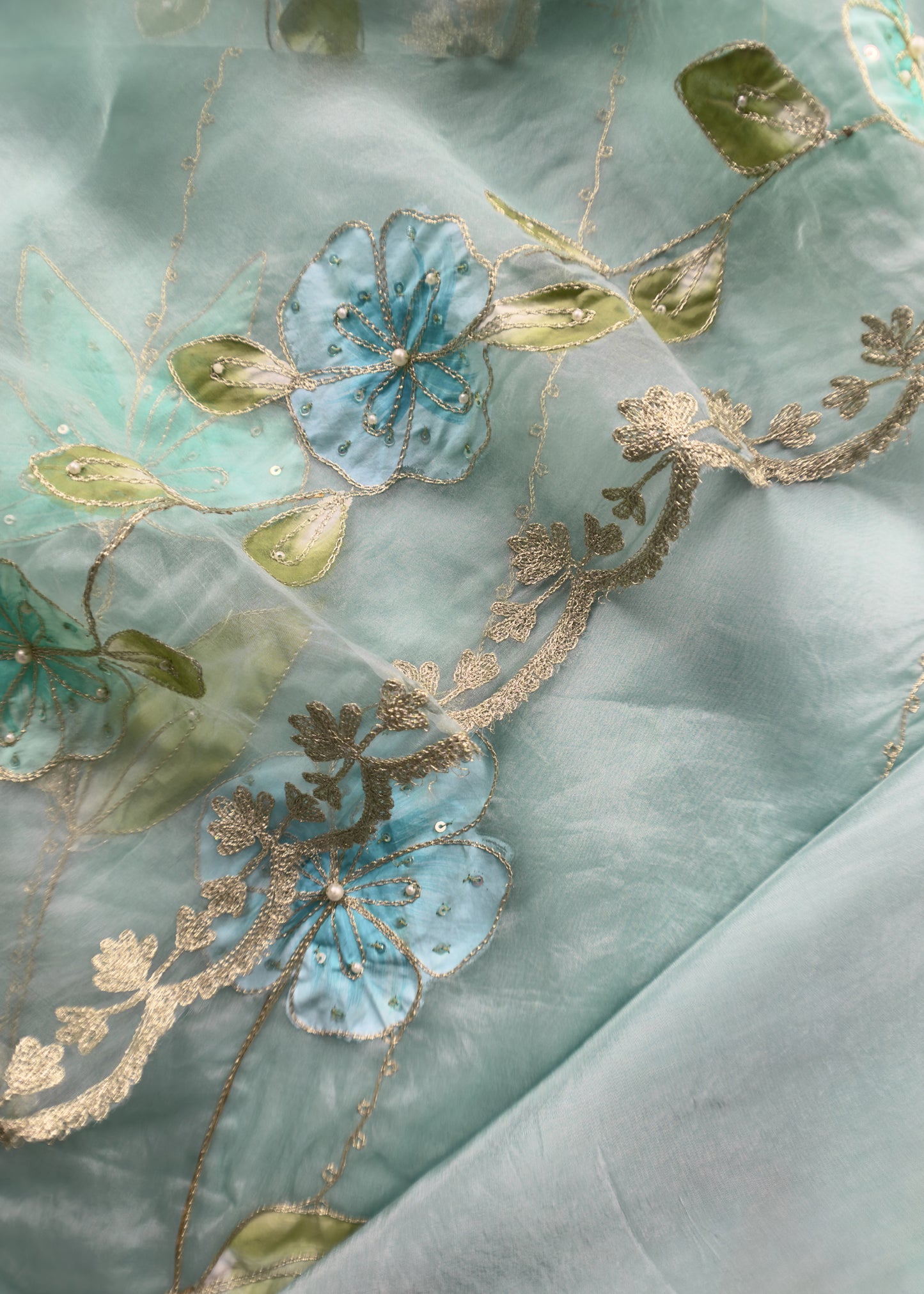 Buy pure organza suit at the best price