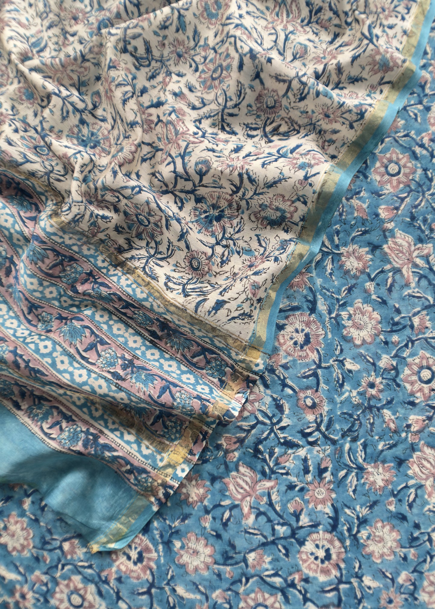 summer wear chanderi suit