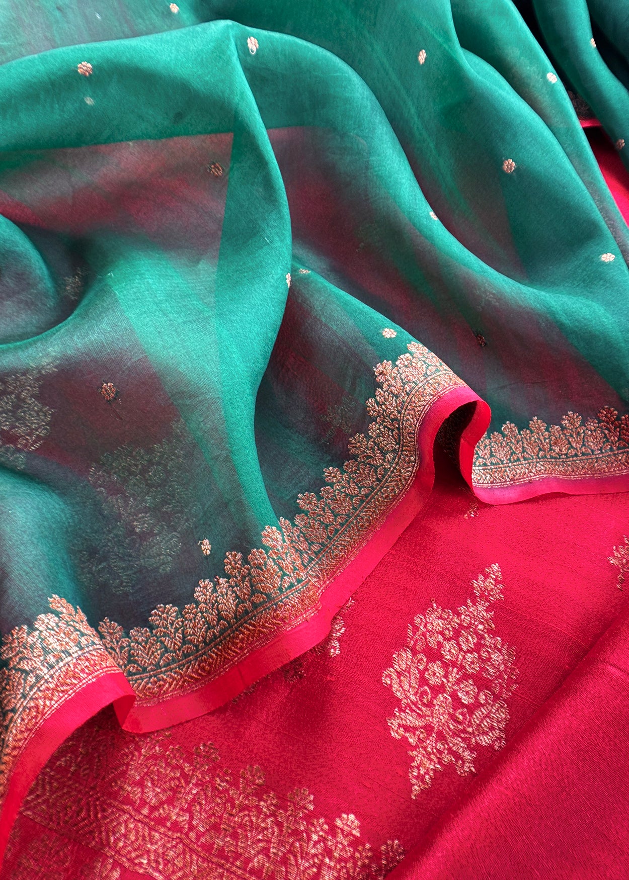 Indian ethnic wear rawsilk suit for bridal wear