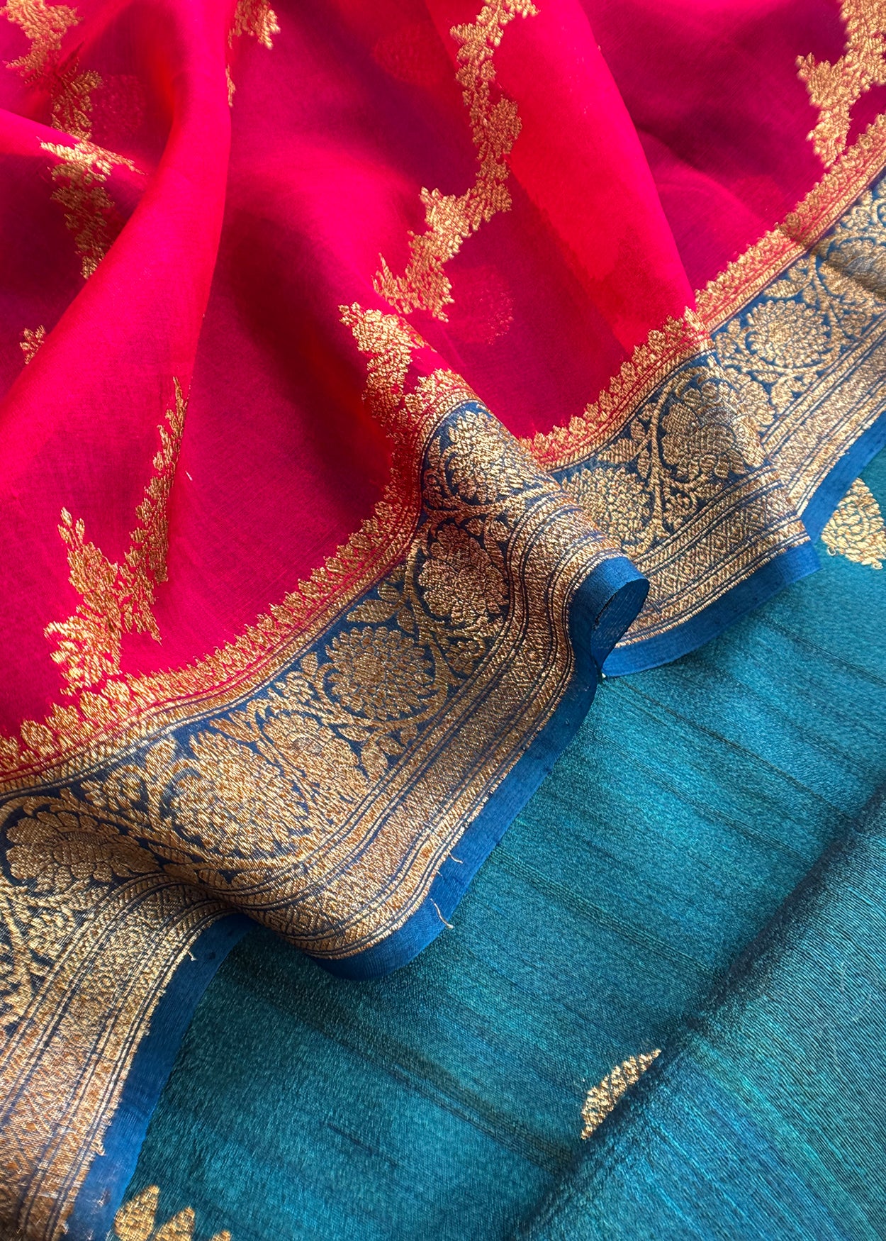 Indian ethnic wear rawsilk suit for bridal wear